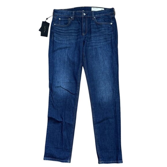 Rag & Bone Sz 28 Jeans Dre Stowe Low-Rise Slim Boyfriend Classic Preppy Office - Picture 5 of 8